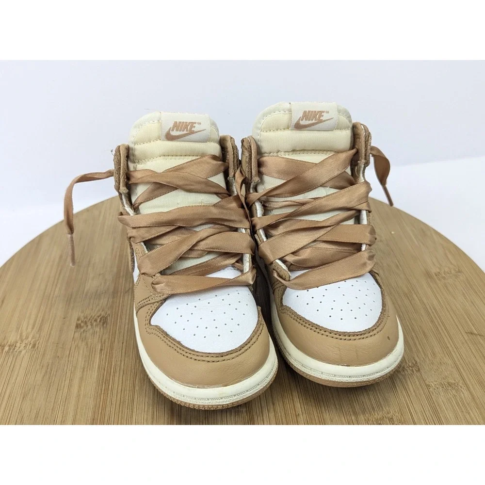 Baby Jordan 1 Retro High OG Boys Size 9 C Kids Praline Shoes Sneakers